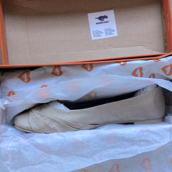 ❌SOLD OUT❌ NIB [Rocket Dog] Myrna Thai Silk Slip-On Beige Ballet Flats - Picture 6 of 11